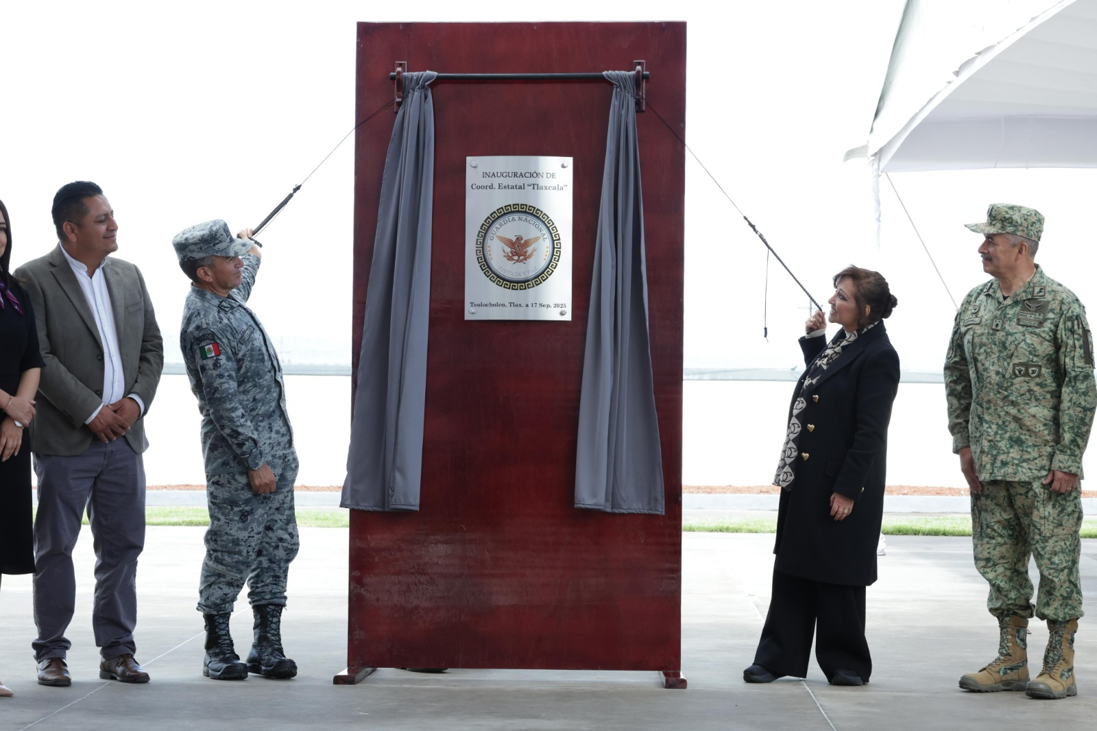 Inauguran instalaciones de la Guardia Nacional en San Luis Teolocholco